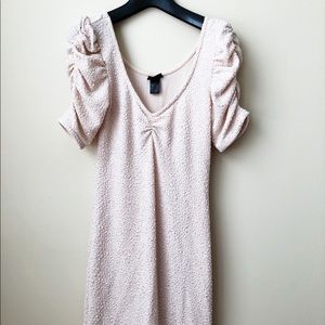H&M Pinky Sparkly Bodycom dress S